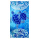 Beach Towel blue turtle